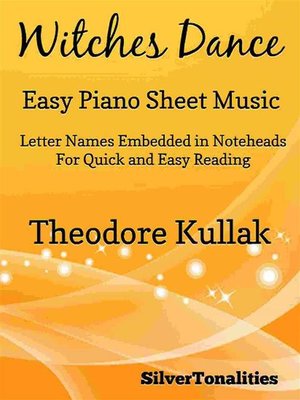cover image of Witches Dance Opus 4 Number 2 Easy Piano Sheet Music